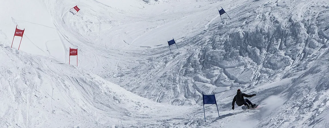 Трасса bankedslalom в LAAX